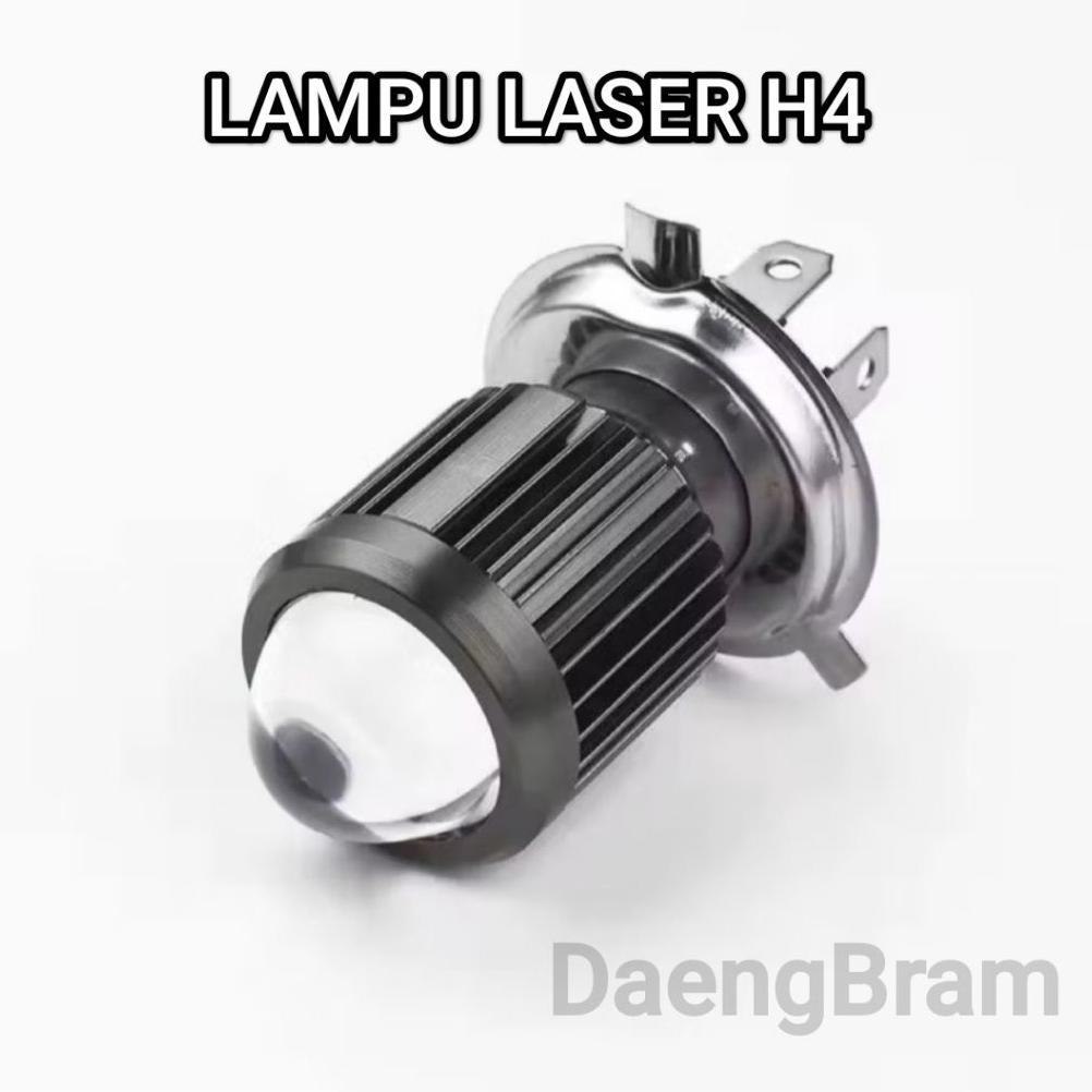 LAMPU LASER LED H4 UNTUK MOTOR VIXION NINJA PULSAR R15