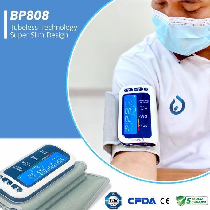 Tensimeter Digital Elvasense Tubeless - BP808 Tensi Digital Elvasense Blood Digital Preasure