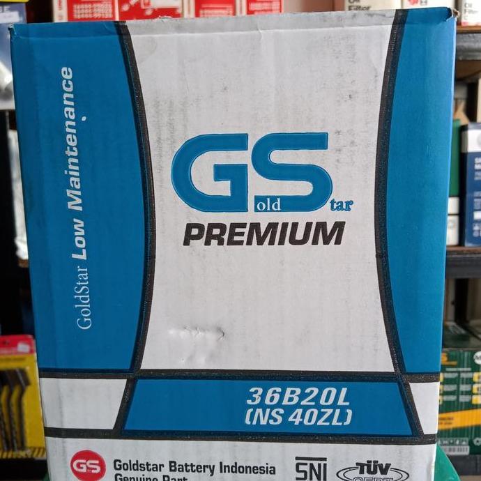 Aki Xpander/GS Goldstar Premium NS40ZL/ GS NS 40ZL/ Aki Agya/ Mobilio