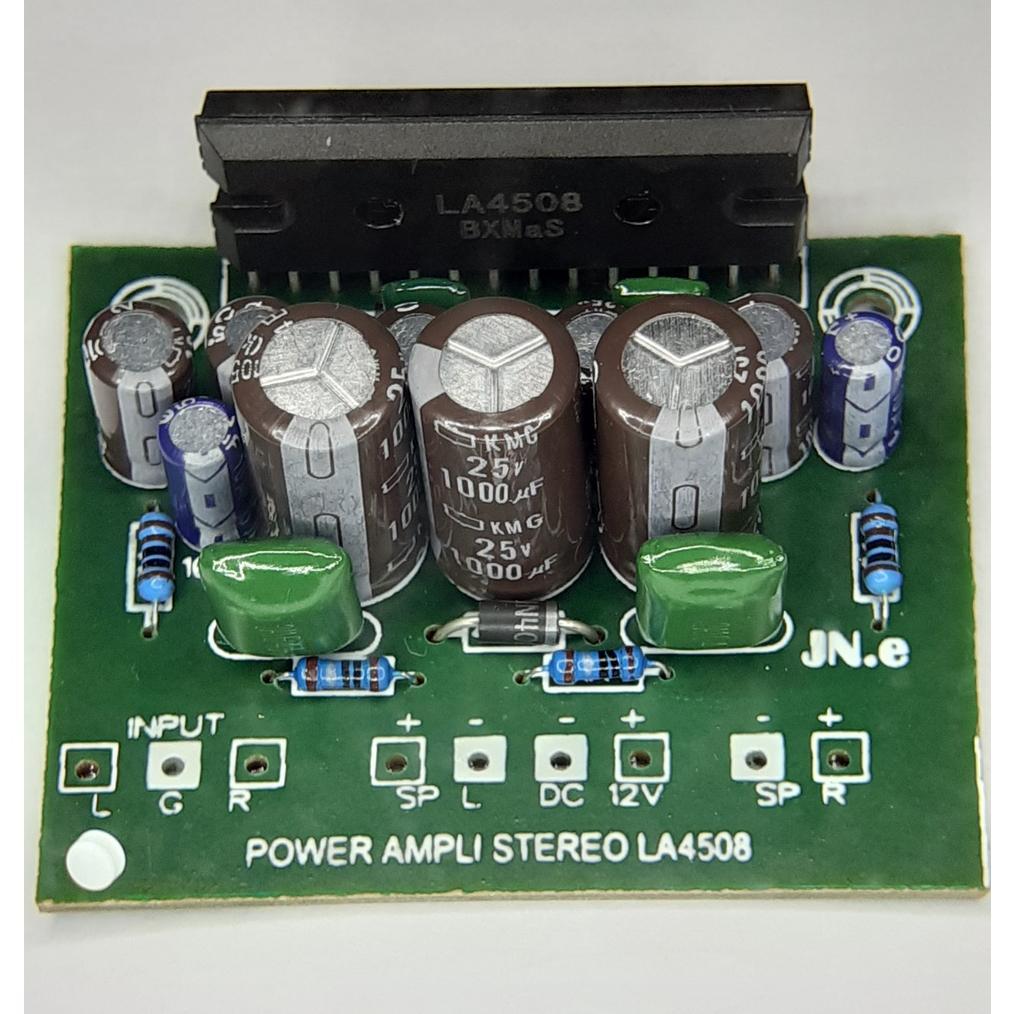 Allthebest- KIT POWER AMPLI STEREO LA4508 DC12V