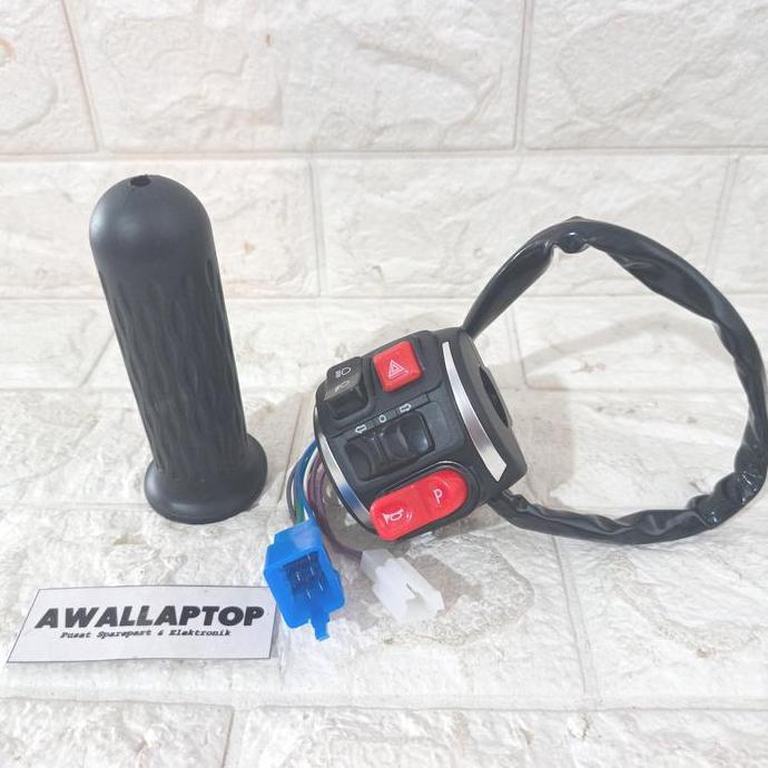Gas Motor Listrik Throttle Tombol Motor Handle Gas Trottle