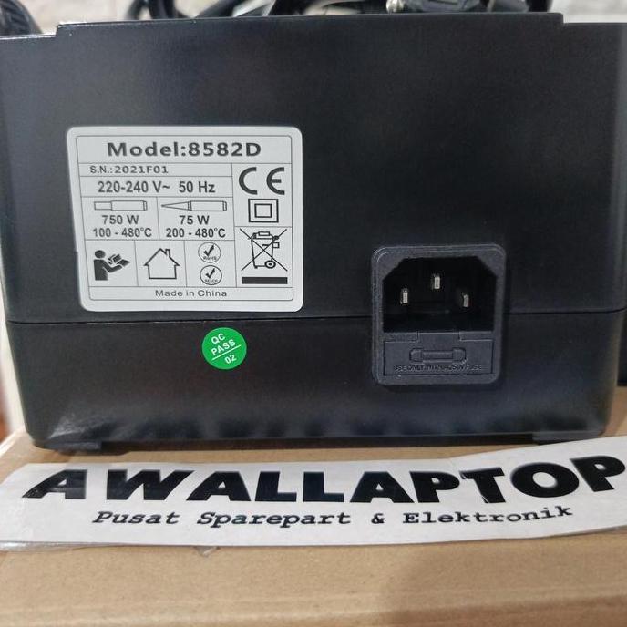 2 In 1 Solder Station Solder Uap Solder Blower Solder Teknisi Hp Laptop Digital Bagus Soldering Kit
