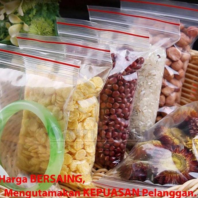 Pack- Plastik Klip C-Tik 25 X 35 / 25X35 Cm Pe Clip Ziplock Zipper Bening