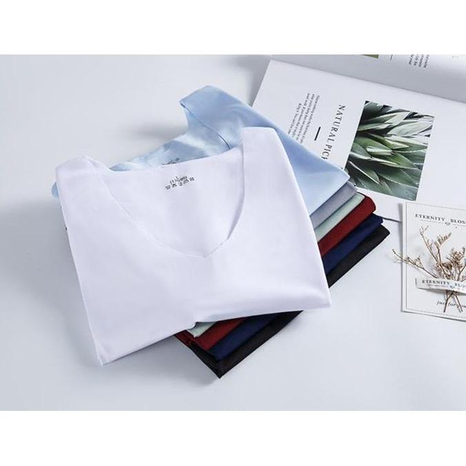 Boxy- Kaos Dalam Tank Top Singlet Pria Tanpa Jahitan Ice Silk Cool Tanktop Men Wear Ks06