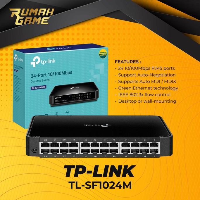 TP-LINK TL-SF1024M 24 Port TPLINK Switch Hub 24Port (SF1024D SF1016D)