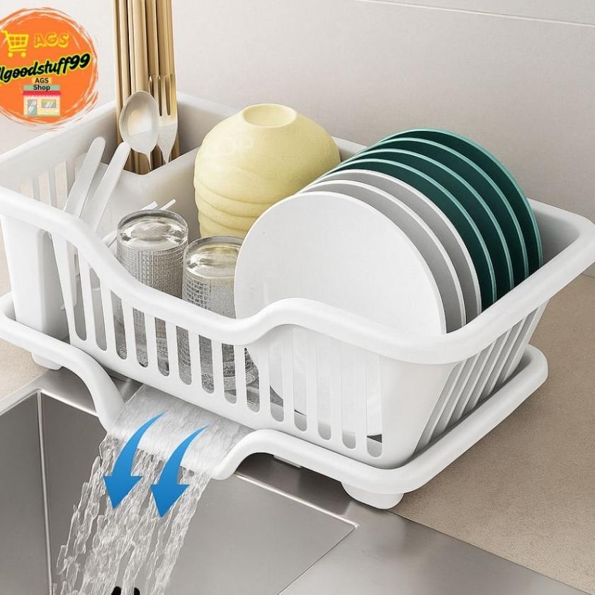 Rak Piring Mangkok Sendok Garpu Dan Gelas Packing Aman Dengan Dos Rak Cuci Piring Termasuk Tray Air 