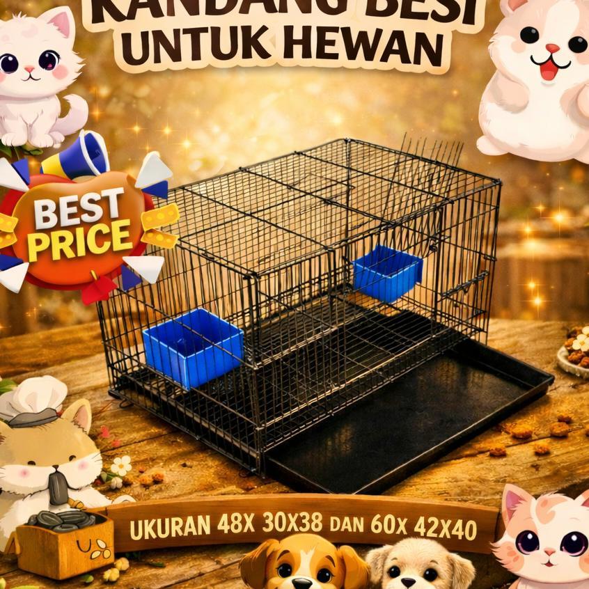 Kandang Besi Untuk Hewan Sugar Glider,Kucing,Anjing Murah Meriah