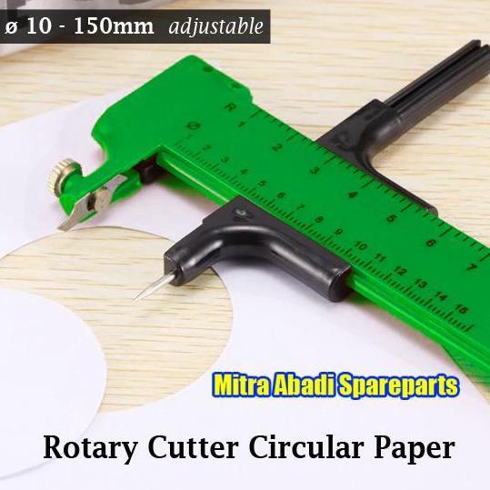 Alat Potong Lingkaran Bulat Kertas Kompas Circular Rotary Cutter Paper