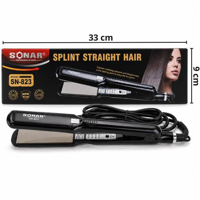 (COD) Catokan Rambut Sonar GLOSSY SN 823 / Catok 823 Sonar Meluruskan Rambut