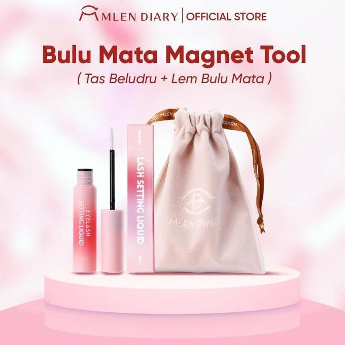 Hadiah PromoMLEN DIARY Bulu Mata Magnetik Tool Kit