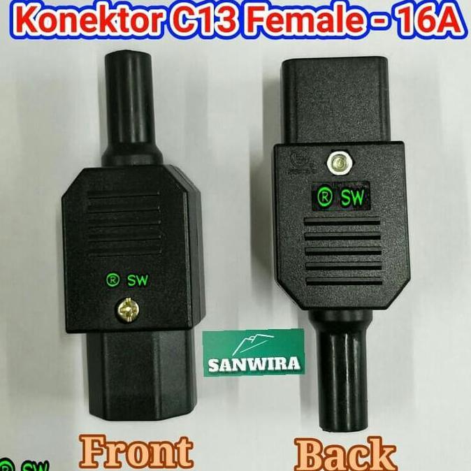 Rex- Konektor C13 Female - 16 Ampere (Socket C13 F)
