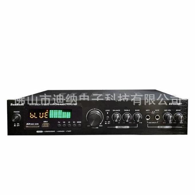 Amplifier Audio Bluetooth Karaoke 5CH 600W Sunbuck - AV-608BT