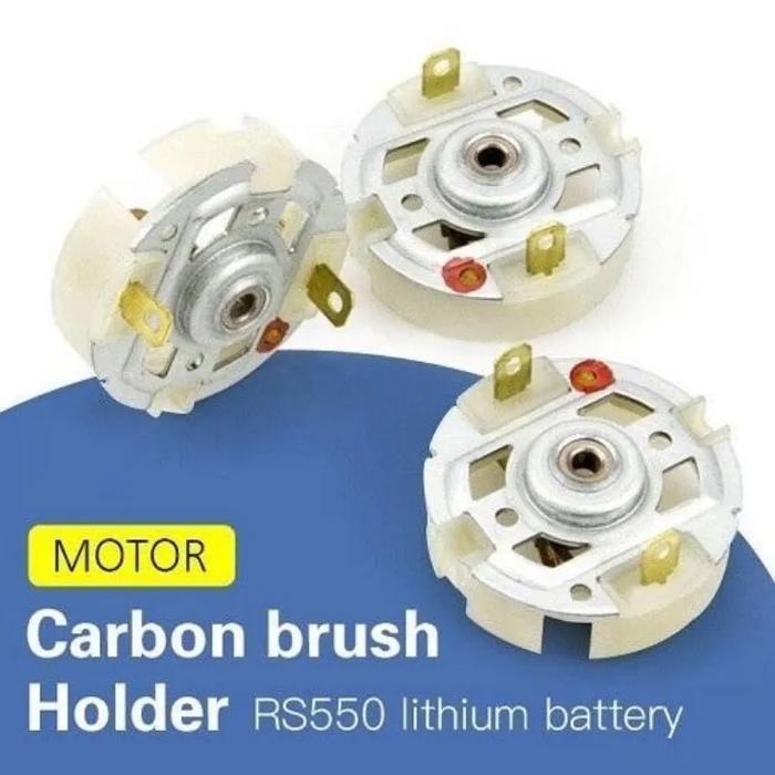 Holder Brush Motor Dc RS 550 Dudukan Carbon Dinamo Bostel Drill Cordless RS-550 RS550