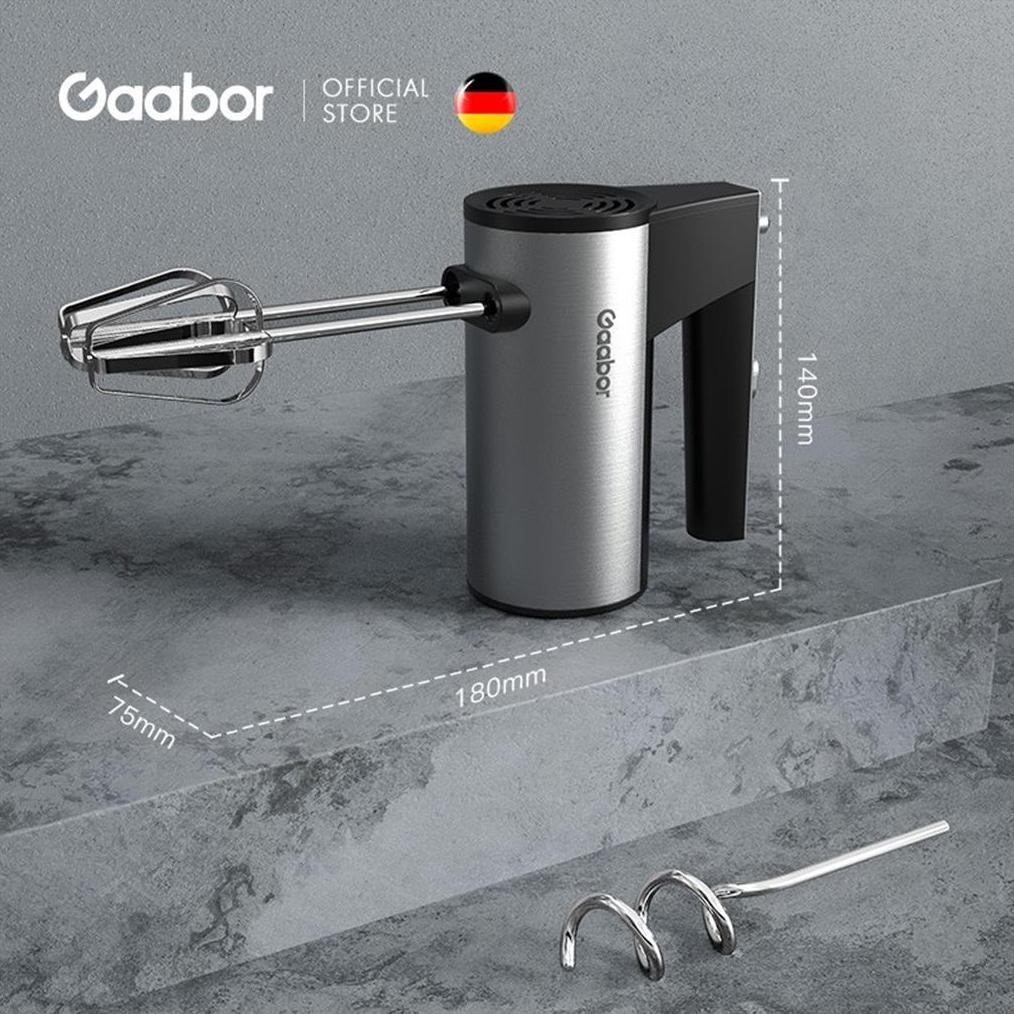 GAABOR HAND MIXER 200 WATT  PENGOCOK TELUR STAINLESS GE-M02A
