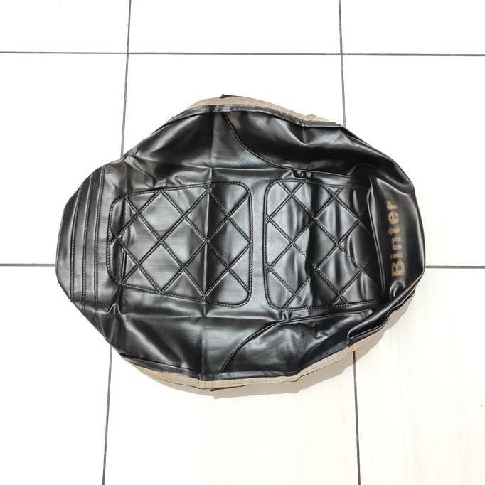 TERMURAH - sarung jok kulit jok kawasaki binter merzy mercy KZ200 KZ 200 KZ-200 CDI nos