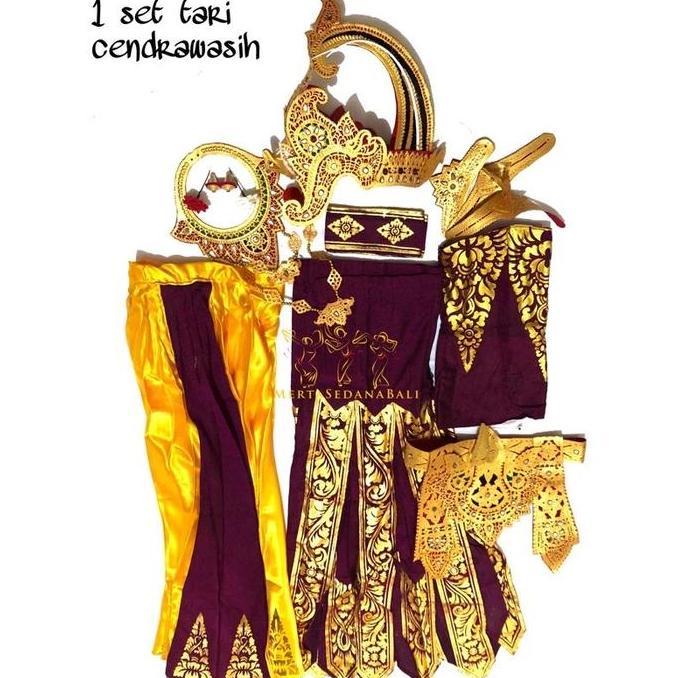 PREMIUM / Pakaian Tari Cendrawasih Kostum Full Set Khas Bali