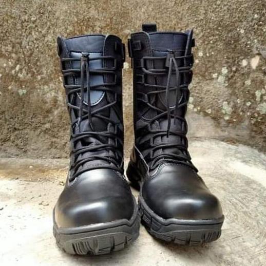 SEPATU PDL TNI safety ujung besi brand CAANGGO MILITARY