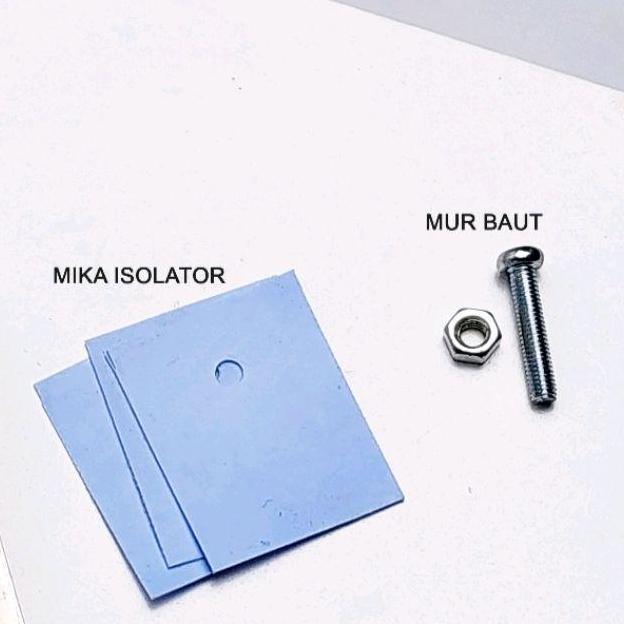 MIKA ISOLATOR TRANSISTOR TO220 TO-220 TO 220 KARET LENGKAP PCMED
