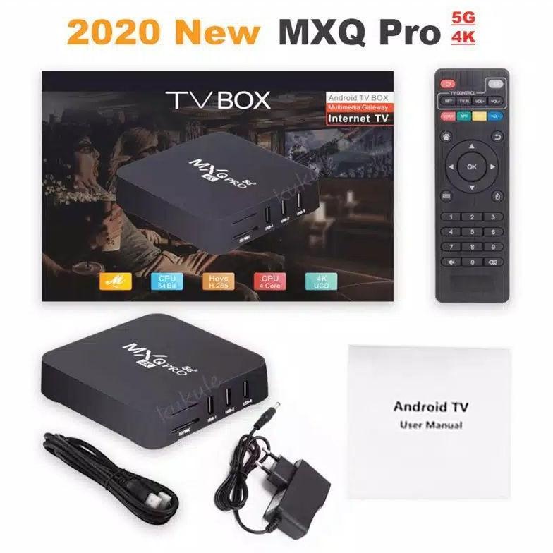 New Android Tv Box Mxq Pro 4K 5G - Smart Tv Box Media Player - Tv Box Ram 2Gb / Ram 8Gb - Sys