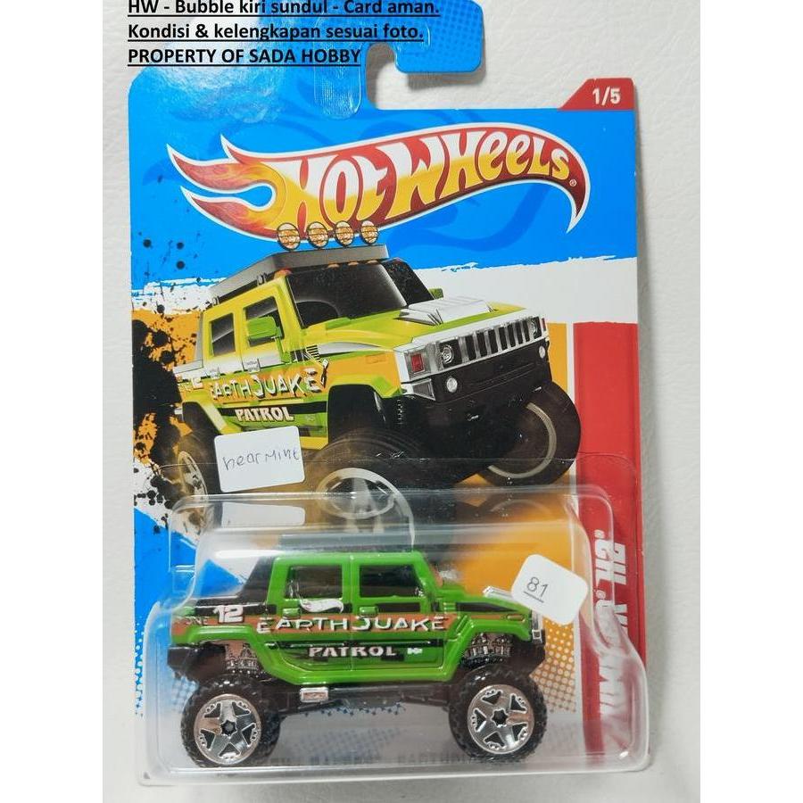 HOT WHEELS HOTWHEELS 2012 HUMMER H2 HIJAU MIX99
