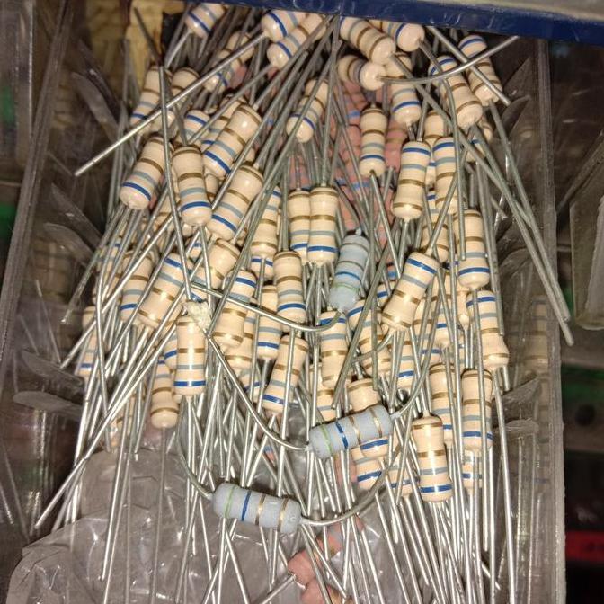 RESISTOR 6.8 OHM 6R8 6.8OHM 1WATT 1 WATT TOLERANSI 5% PCMED