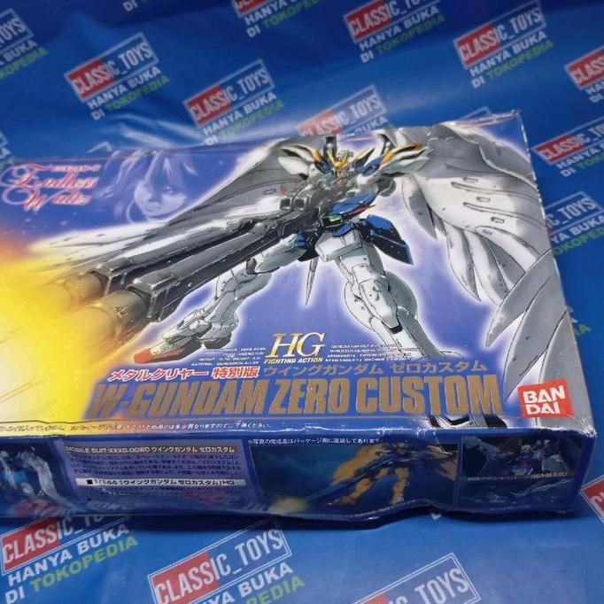 HG 1/144 WING ZERO CUSTOM GUNDAM CLEAR VER BANDAI MIXX27
