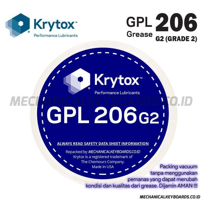 Krytox GPL-206g2 (Grade 2) Grease Lubricant