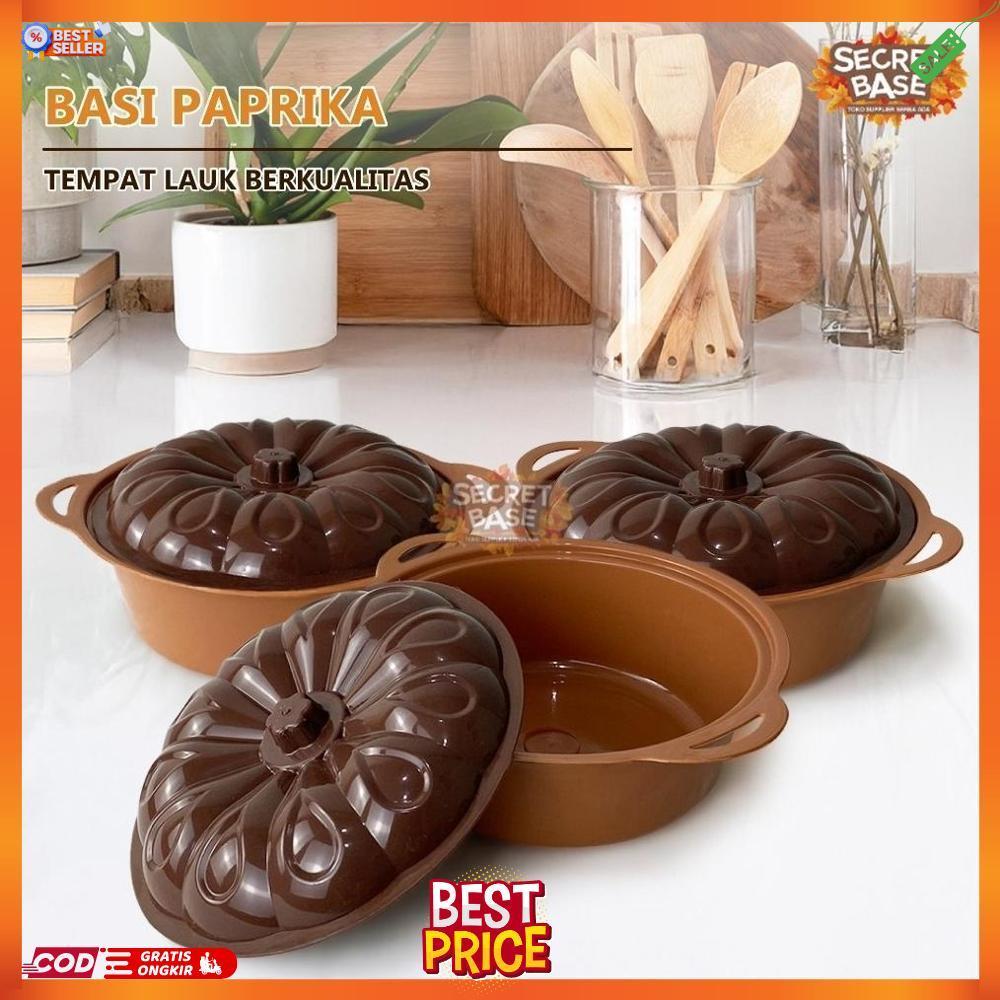 BASI PAPRIKA - Tempat Lauk Prasmanan / Perabot Serba 2000 / Wadah / Tempat Saji Makanan