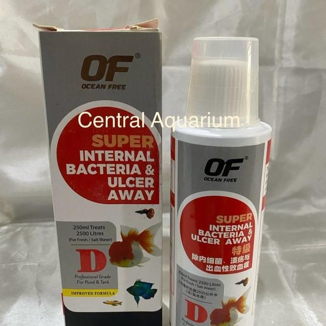 SUPER D INTERNAL BACTERIA &amp; ULCER AWAY 250ML