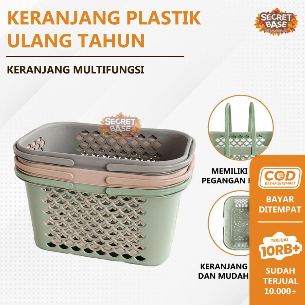 MINI KERANJANG MANDI - Keranjang Plastik Serbaguna / Keranjang Parcel