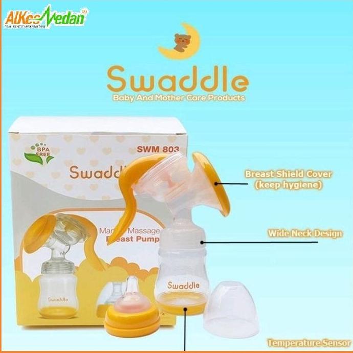 SWADDLE POMPA ASI MANUAL / STRONG SUCTION BREAST PUMP SWM 803