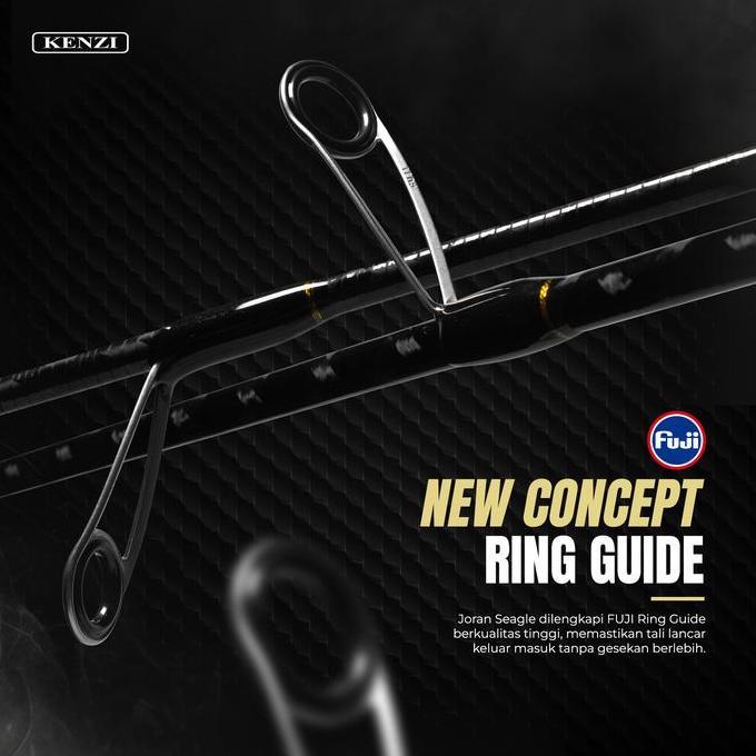 JORAN KENZI SEAGLE 702 Ultralight Spinning Baitcasting 210cm Solid Carbon Fuji Guides 2-6lbs 3-8lbs 
