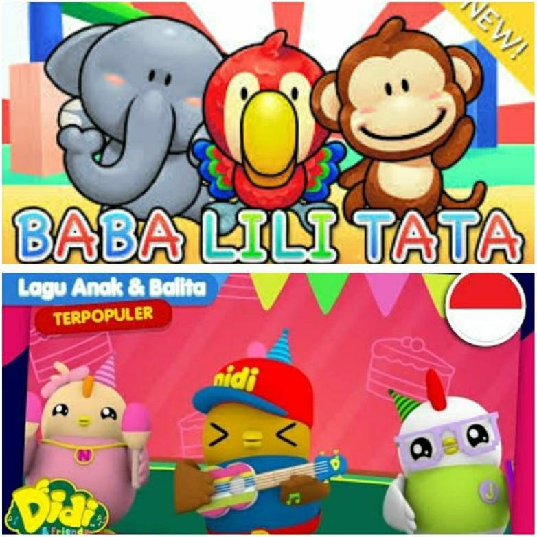 Flashdisk USB 16GB Lagu + Video Kumpulan Lagu Animasi Anak Balita & Didi n Friends Bahasa Indonesia