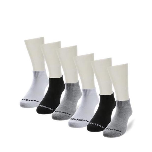 Skechers 6 Pk Quarter Adult'S Socks
