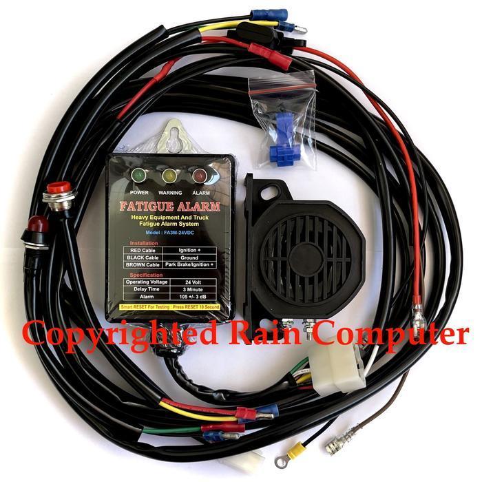 Fatigue Alarm 24V | Fatigue Warning Alarm |  Sistem Alarm Pengingat Kelelahan Driver New Stok