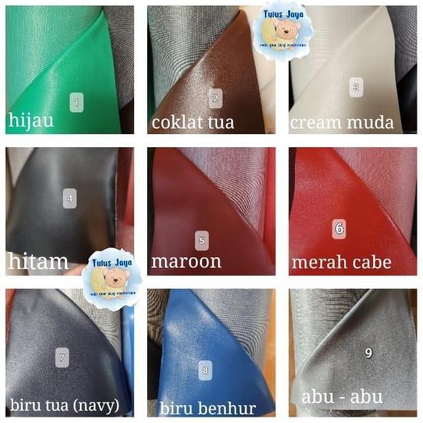 Kulit Sintetis Imitasi / Kain Oscar / Perlak Meteran di jual per 50CM