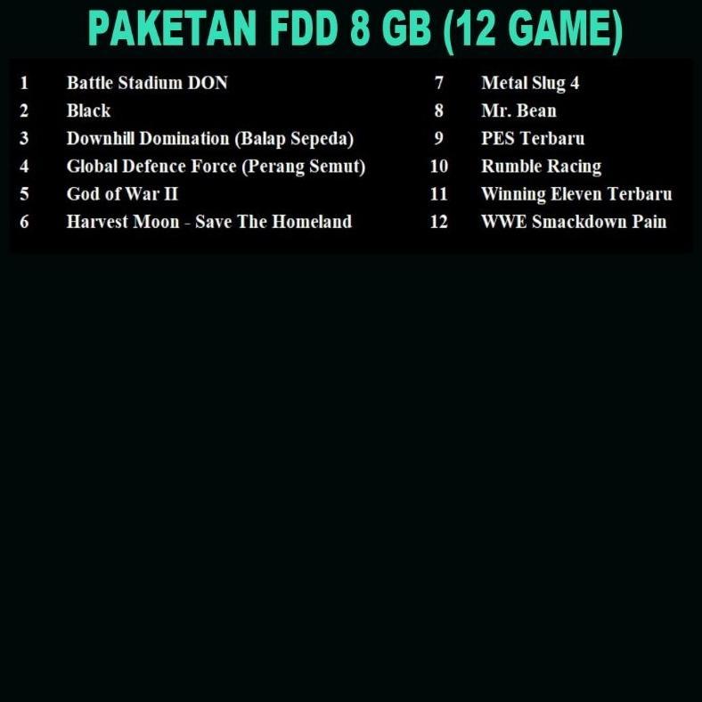 Flashdisk PS2 Terlengkap - Bebas Request G4me PS2 & PS1 Sampai Penuh Buat PS2 Matrix & MCBoot