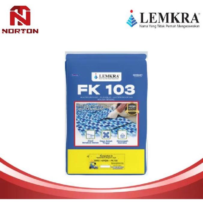 LEMKRA FLEXIBLE & WATERPROOFING FK 103 ABU ( Perekat dan pelapis anti bocor dari Lemkra yang mencega