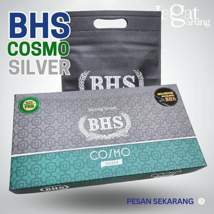 Sarung BHS INFINITY SILVER & COSMO SILVER [BEST SELLER]  Kain Berbahan Viscose Blend  di Tenun denga