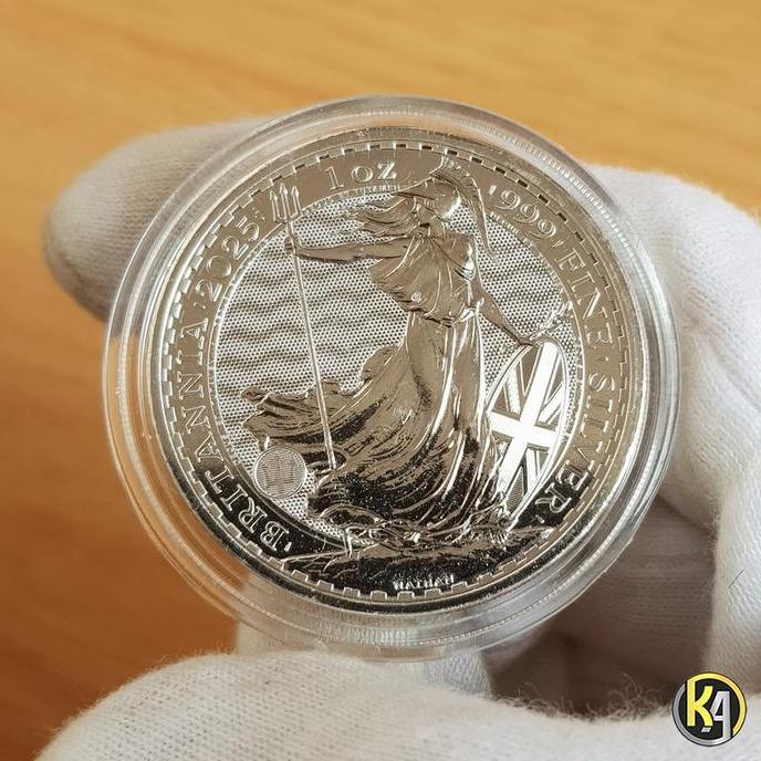 Koin Perak Silver Britania 1 Troy Ounce = 31.1 Gram