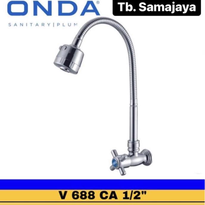 Maspi- Kran Angsa Onda V 688 Ca . Keran Cuci Piring Onda Flexible V688 Ca