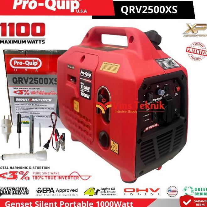 Proquip Qrv2Xs Mesin Genset Silent Genset Bensin Generator Genset Portable 1Watt Qrv 2 Qrv2