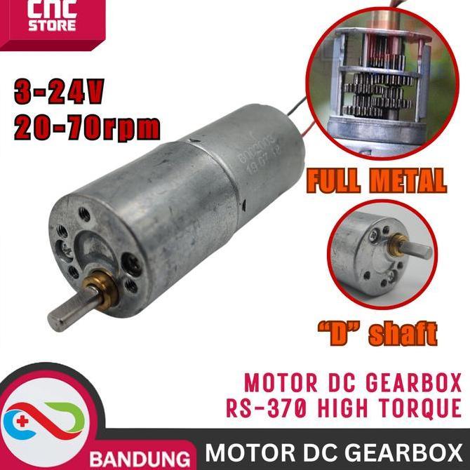 Gearbox Motor Dc Gear Box High Torque Zgb25B 370 370 Rs-370 Dinamo Dc Motor Speed Reduction