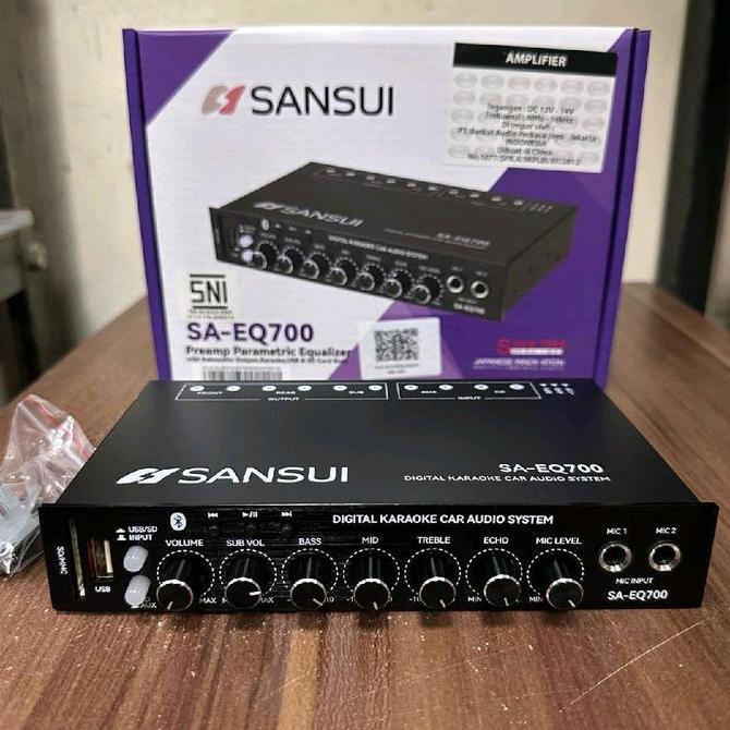 HARGA DISC - Preamp Parametric Equalizer Sansui SA-EQ700 / Preamp Karaoke Mobil Sansui