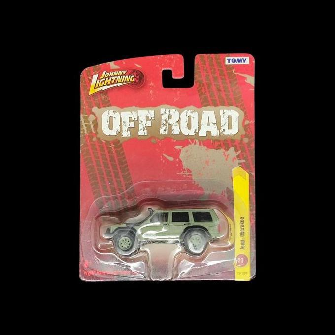 JOHNNY LIGHTNING OFF ROAD JEEP CHEROKE 23 HIJAU TOMY RG99
