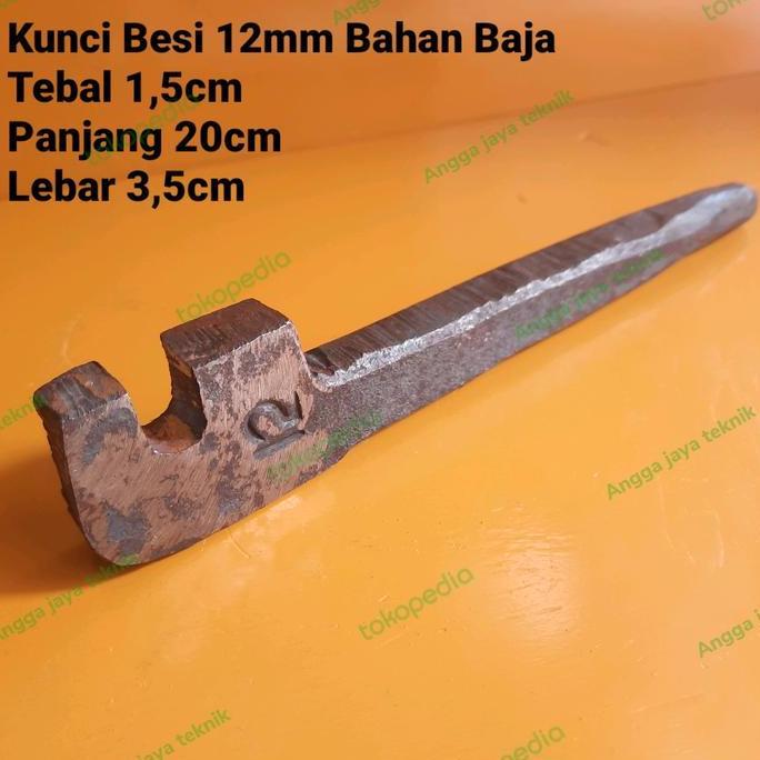 Mquinas - Kunci Besi 12 Mm Alat Penekuk / Pembengkok Besi Beton / Besi Behel