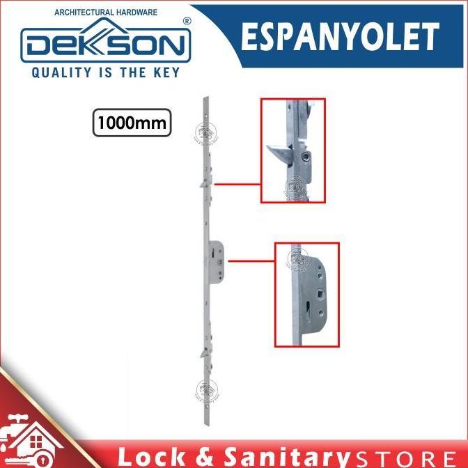 TERBARU - Espanyolet Espagnolette Dekson Dekkson 1000 MM SSS Kunci Jendela