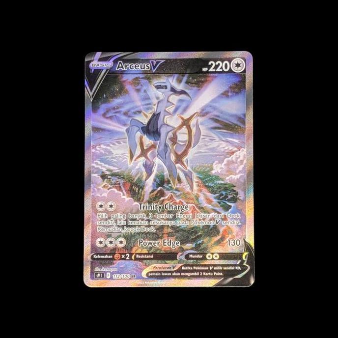 KARTU POKEMON TCG INDONESIA ARCEUS V SR AA ALTERNATE ART RG99