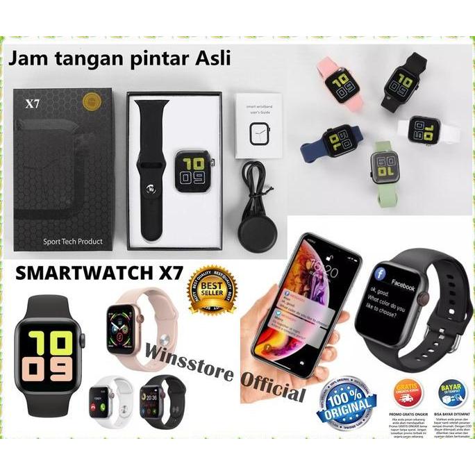 ERT SmartWatch Smart Watch X7 Jam Tangan Digital Bluetooth Waterproof ORI