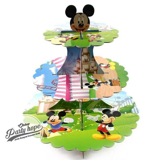 MGC cake tier mickey mouse / standing cake / cupcake stand mickey mouse